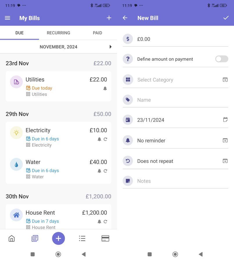 Billito - Bills Manager